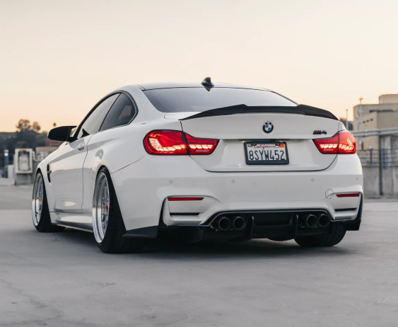PSM Style Carbon Fiber Trunk Spoiler (BMW F82 M4) - MidWest Bimmer Supply
