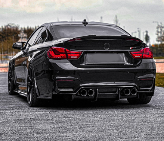 PSM Style Carbon Fiber Trunk Spoiler (BMW F82 M4) - MidWest Bimmer Supply