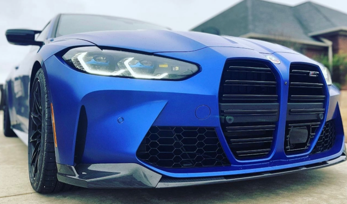 M-Performance Style Dry Carbon Fiber 3-Piece Front Lip (BMW G80 M3 | G82/G83 M4) - MidWest Bimmer Supply