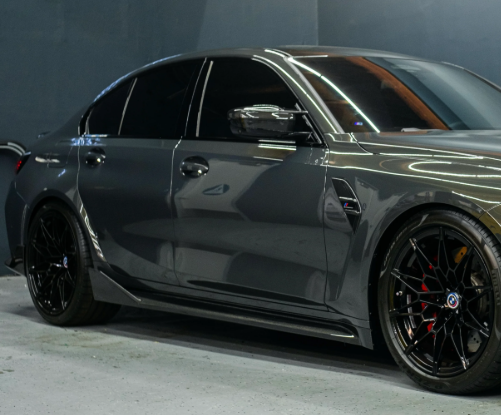Dry Carbon Fiber M-Performance Style Side Skirts (G80 M3) - MidWest Bimmer Supply
