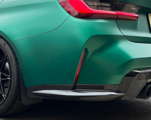 OEM Style Dry Carbon Fiber Rear Splitters (BMW G82 M4) - MidWest Bimmer Supply