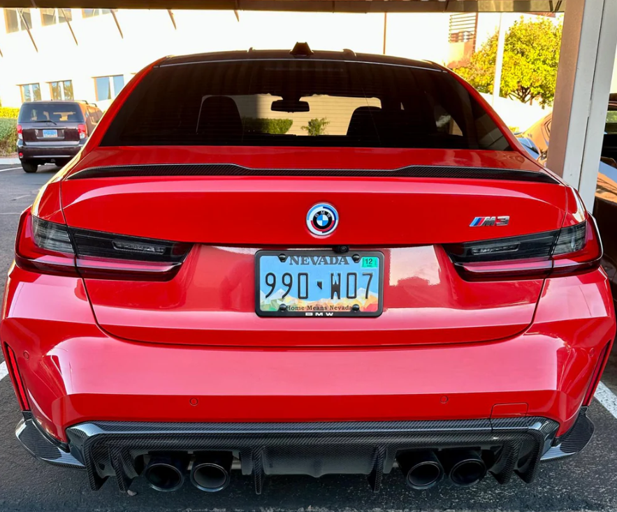 Carbon Fiber 3D Style Diffuser + Rear Splitters - G80 M3