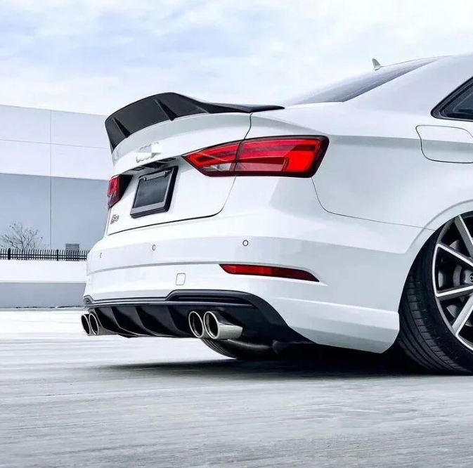 Carbon Fiber RT Style Trunk Spoiler - AUDI 8V A3 S3 RS4