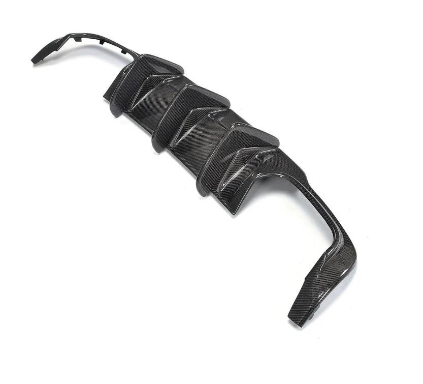 Carbon Fiber Shark Fin Style Diffuser - Mercedes-Benz W204 C-Class C63