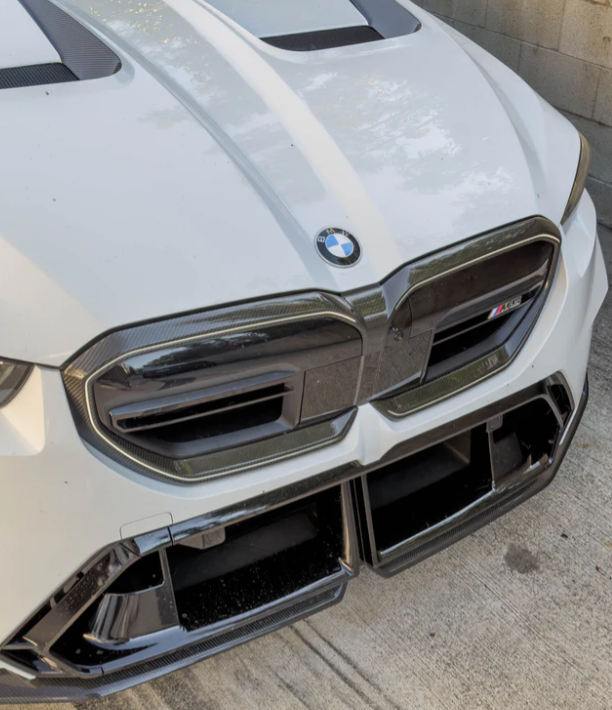 G60/G90 Dry Carbon Fiber Grille Surround Trim Cover - G60 i5 5-Series G90 G99 M5