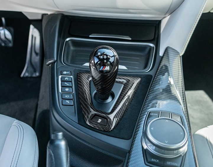 MP Carbon Fiber Alcantara Shifter Trim Replacement (F80 M3 | F82/F83 M4)