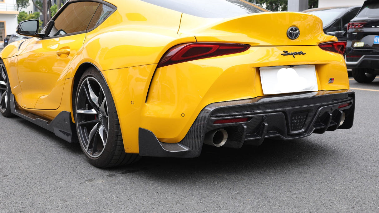 A90 Supra Carbon Fiber TOM Style Rear Diffuser - A90 A91 Supra