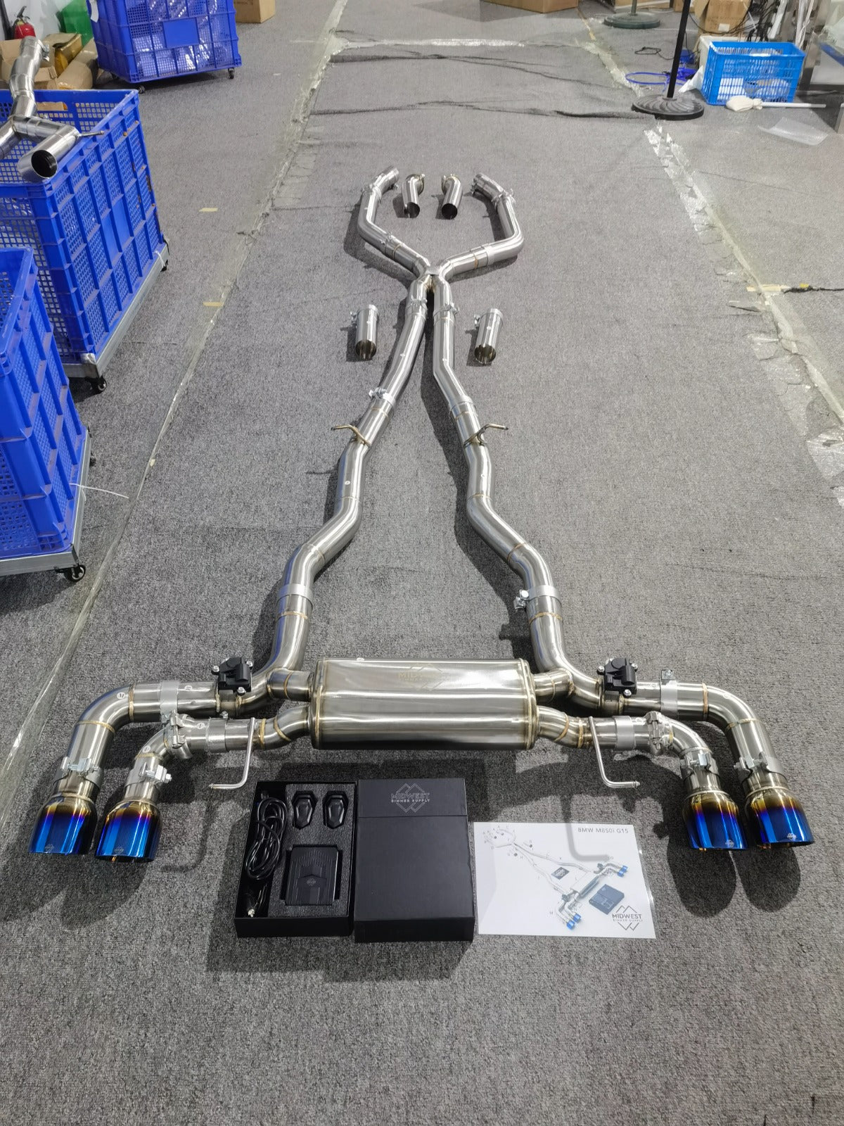 G15/G16 M850/M850i Valved Exhaust System - BMW G15/G16 M850 M850i