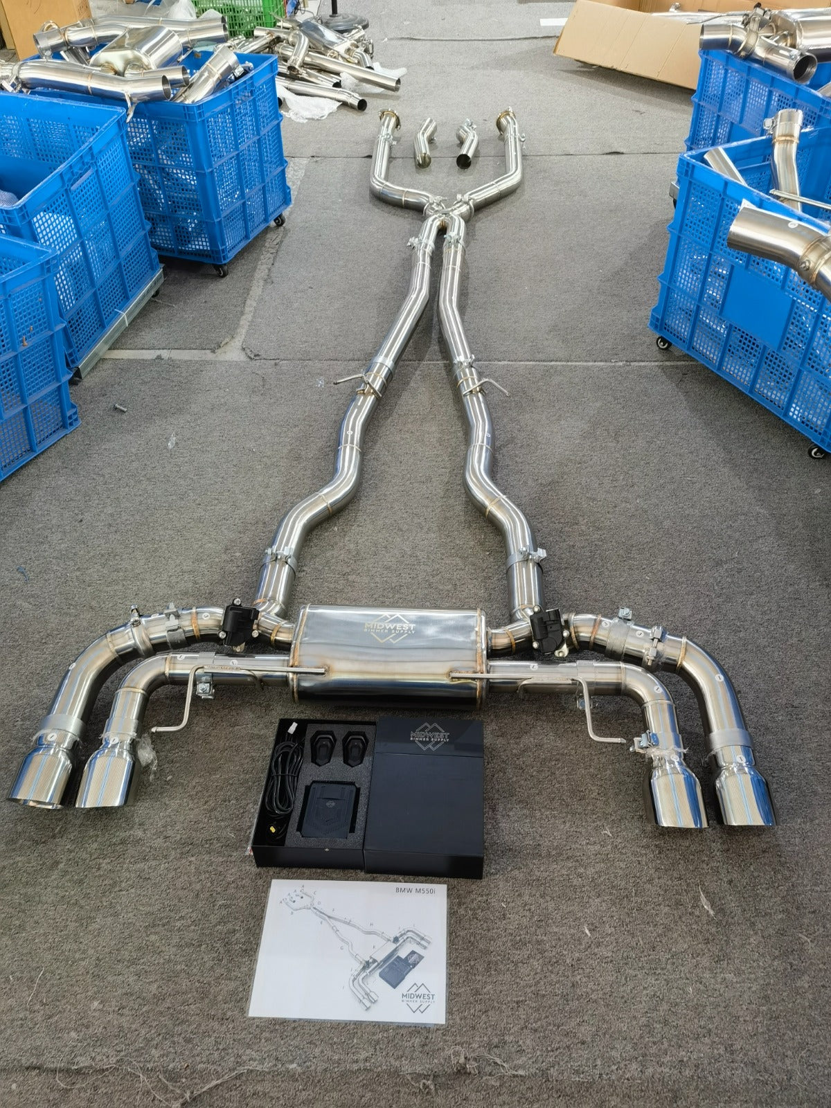 G30 Valved Exhaust System - M550 M550i G30/N63 550 550i