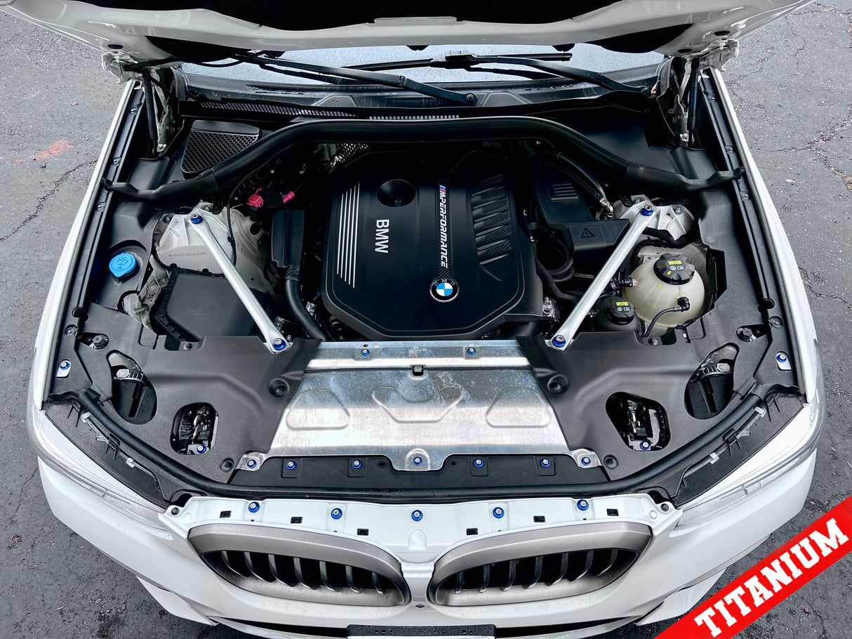 Titanium BMW 2018+ X3/X4 Dress Up Hardware Kit (F97/F98/G01/G02)