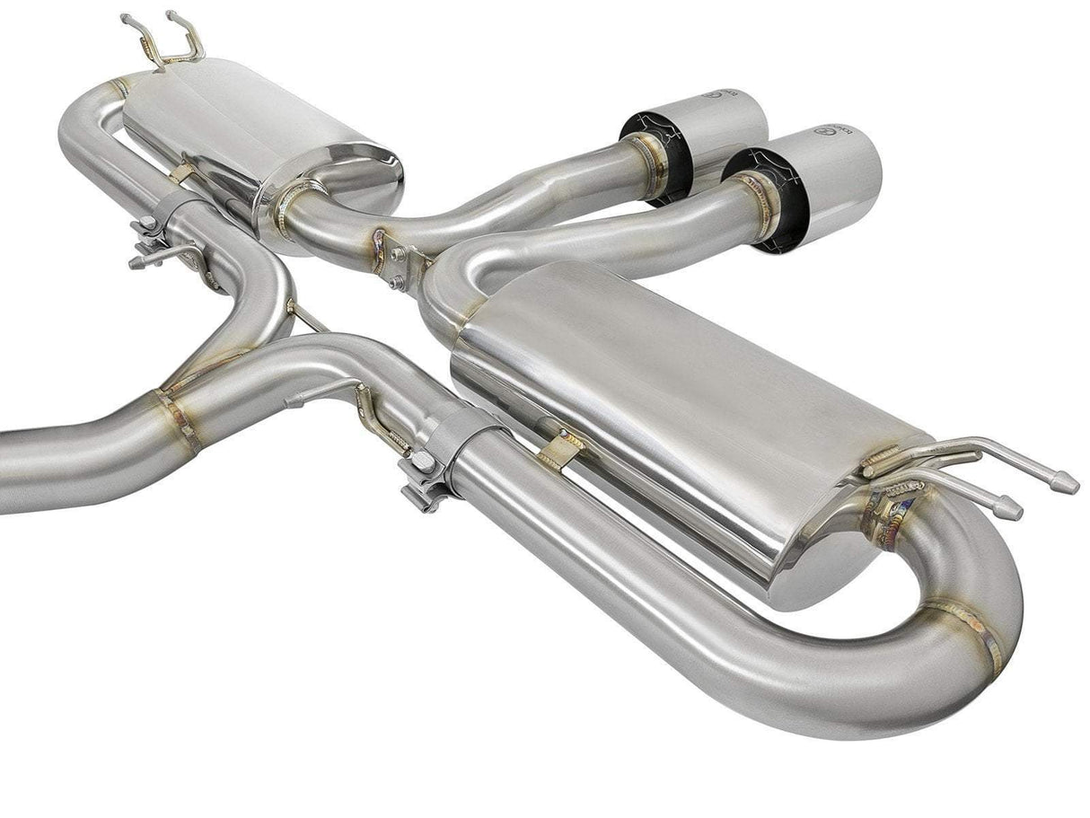 aFe Takeda 3" to 2-1/2" 304SS Cat-Back Exhaust | 2017-2021 Honda Civic Si Sedan (49-36621)