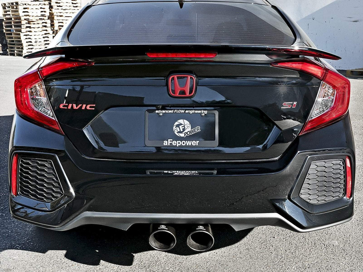 aFe Takeda 3" to 2-1/2" 304SS Cat-Back Exhaust | 2017-2021 Honda Civic Si Sedan (49-36621)