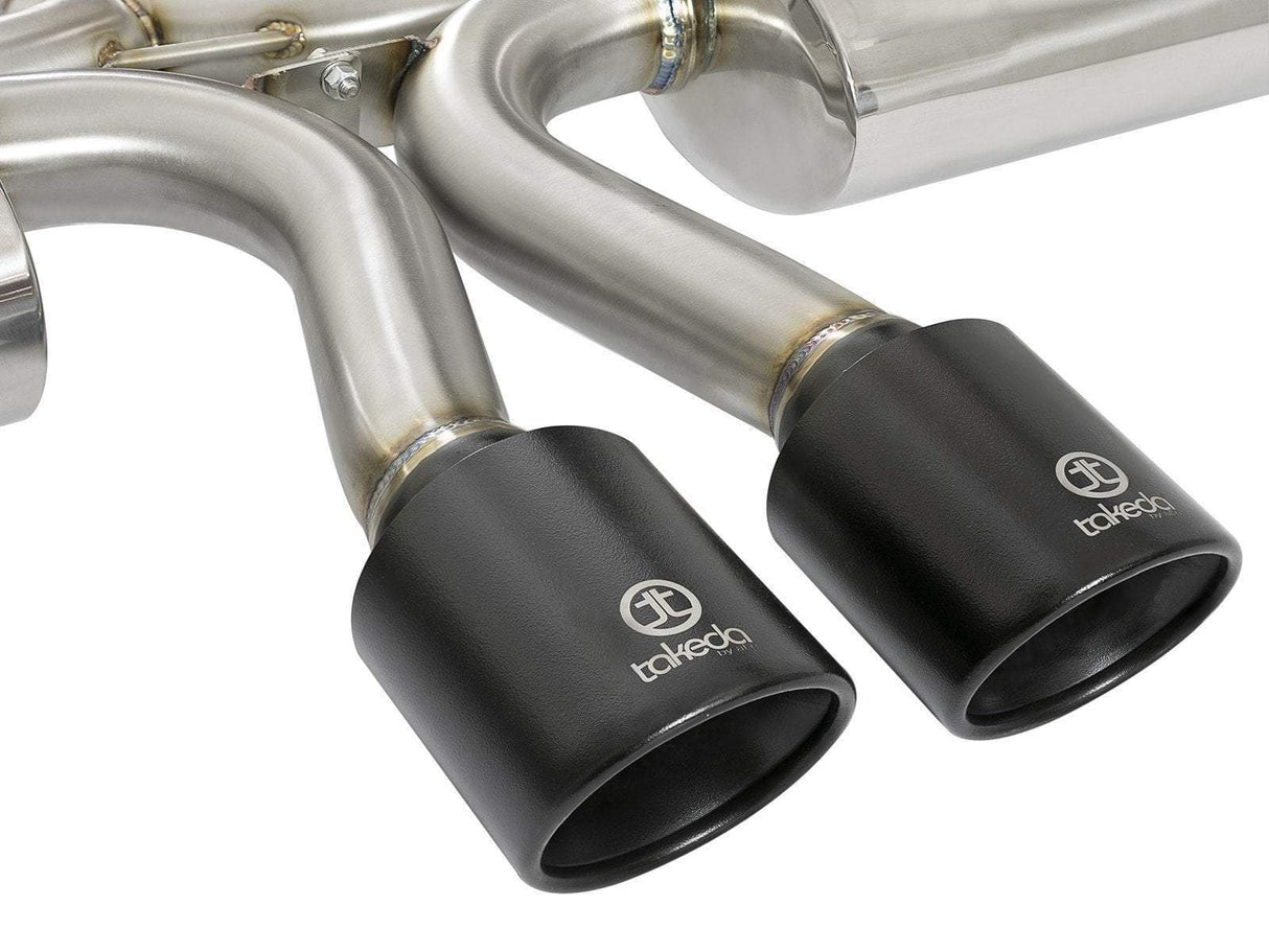 aFe Takeda 3" to 2-1/2" 304SS Cat-Back Exhaust | 2017-2021 Honda Civic Si Coupe (49-36618)