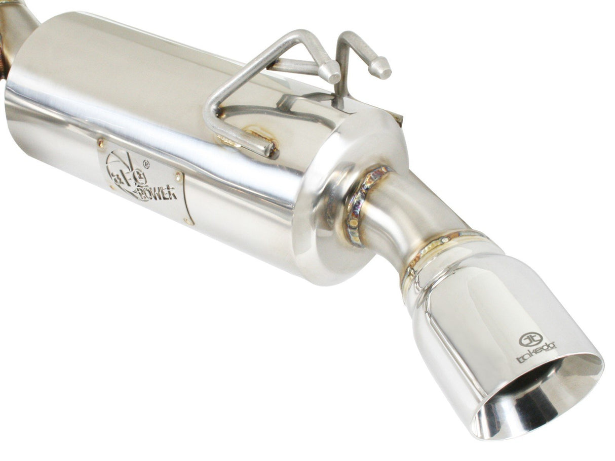 aFe Takeda 3.0"-2.5" Cat-Back Exhaust System | 2008-2015 Mitsubishi Evolution X (49-36701)