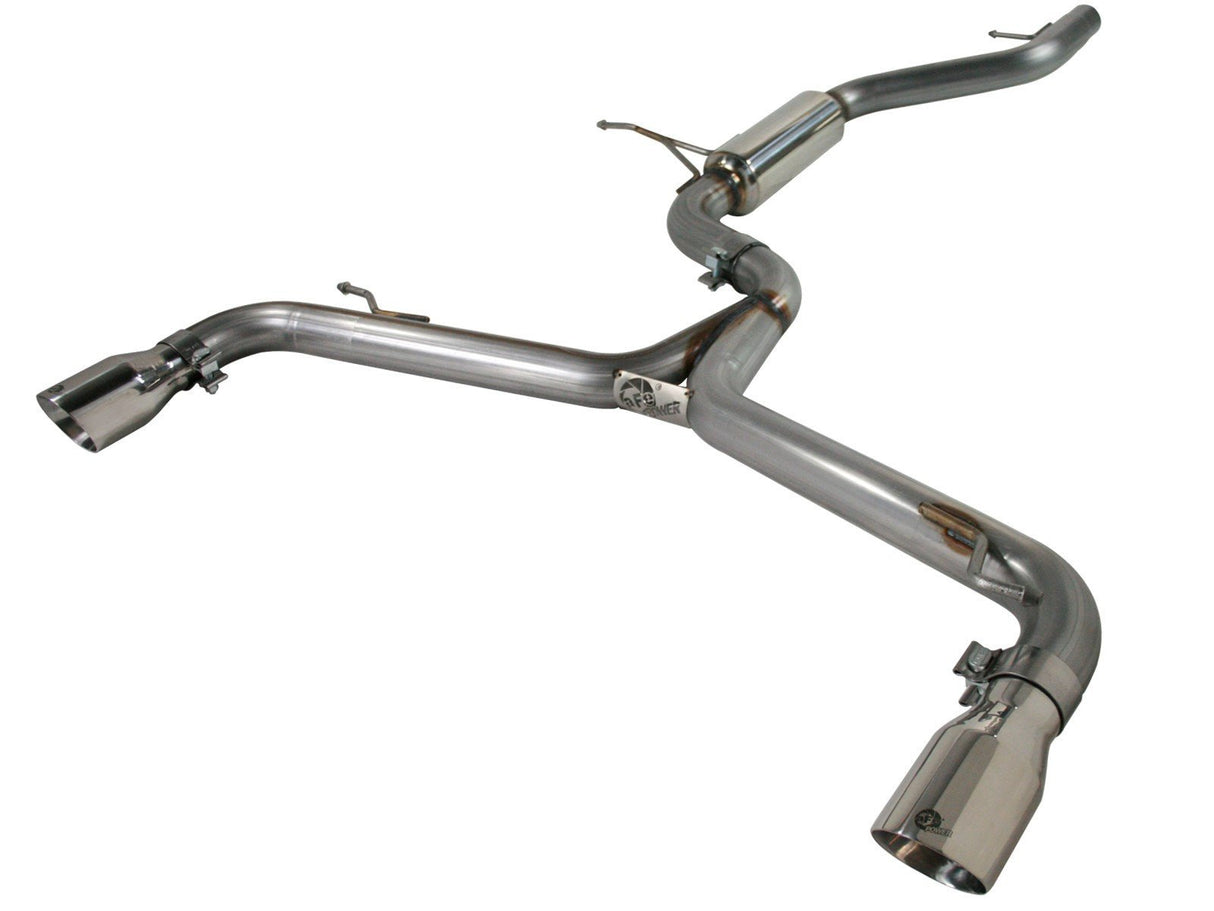 2010-2014 VW GTI L4-2.0L (t) MKVI 409SS Cat-Back w/ Polished Tips by aFe Power (49-46405)