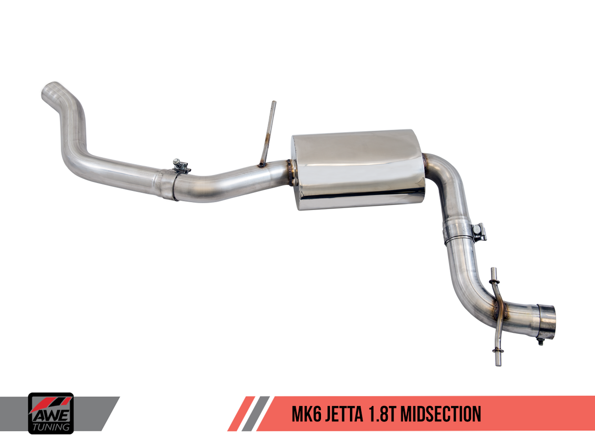AWE Tuning Track Edition Exhaust | 2012-2018 VW MK6 Jetta GLI 2.0T, and 2014-2018 VW MK6 Jetta 1.8T (3020-22026)