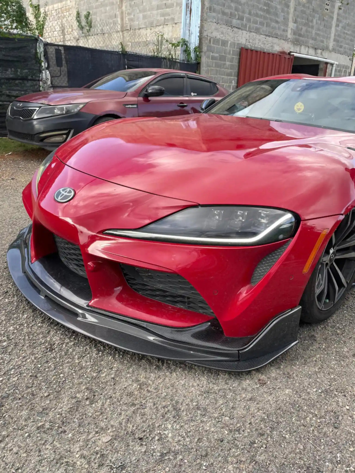 A90/A91 Supra Carbon Fiber CTM Style Front Lip - A90 A91 Supra