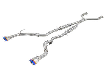 aFe Takeda 2.5" Stainless Steel Cat-Back Exhaust System | 2016-2024 Infiniti Q50 3.0L (49-36132)