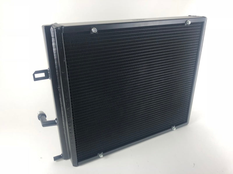 CSF Front Mount Triple-Pass Heat Exchanger w/Rock Guard - Black - BMW B58/ B48