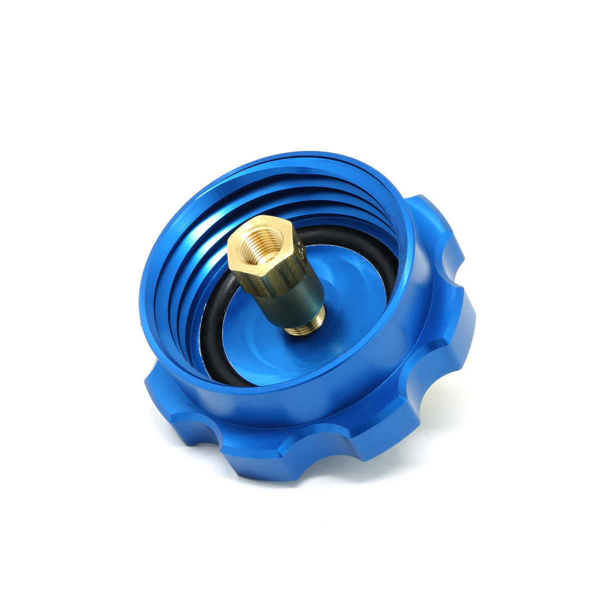 BMS Billet Water/Methanol Injection (WMI) Tank Cap with Safety Check Valve - MidWest Bimmer Supply