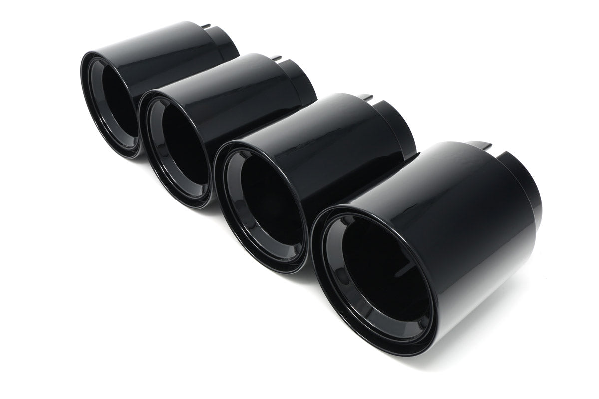BMS Straight Cut Billet Exhaust Tips for F8x BMW M3/M4/M2C (set of 4) - MidWest Bimmer Supply