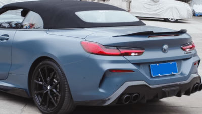 M8 F91 Carbon Fiber PSM Style Trunk Spoiler - F91 M8 G14 840i Convertible