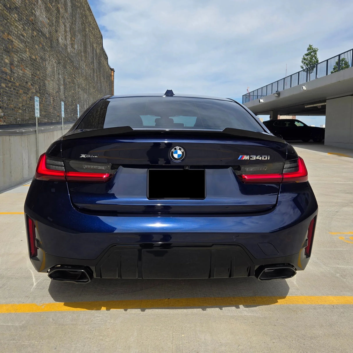 G80/G20 Gloss Black M4 Style Trunk Spoiler - G80 M3 G20 3-Series