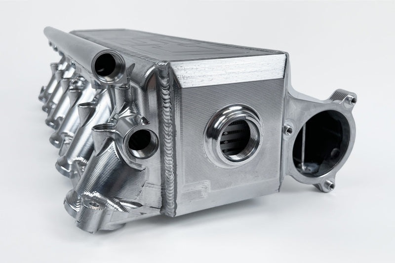 CSF Race X Charge-Air-Cooler Manifold - Raw Billet Aluminum Finish - BMW Gen-2 B58