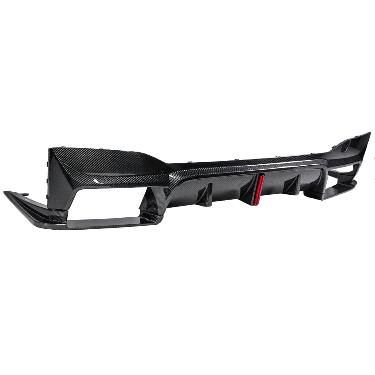 F90 M5 Carbon Fiber CTM Style LED Rear Diffuser - F90 M5