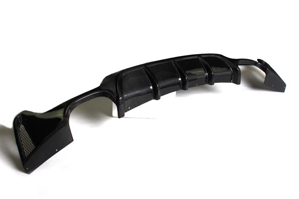F3X 4-Series MP Style Carbon Fiber Rear Diffuser Single Tip - F32 F33 F36 4-Series