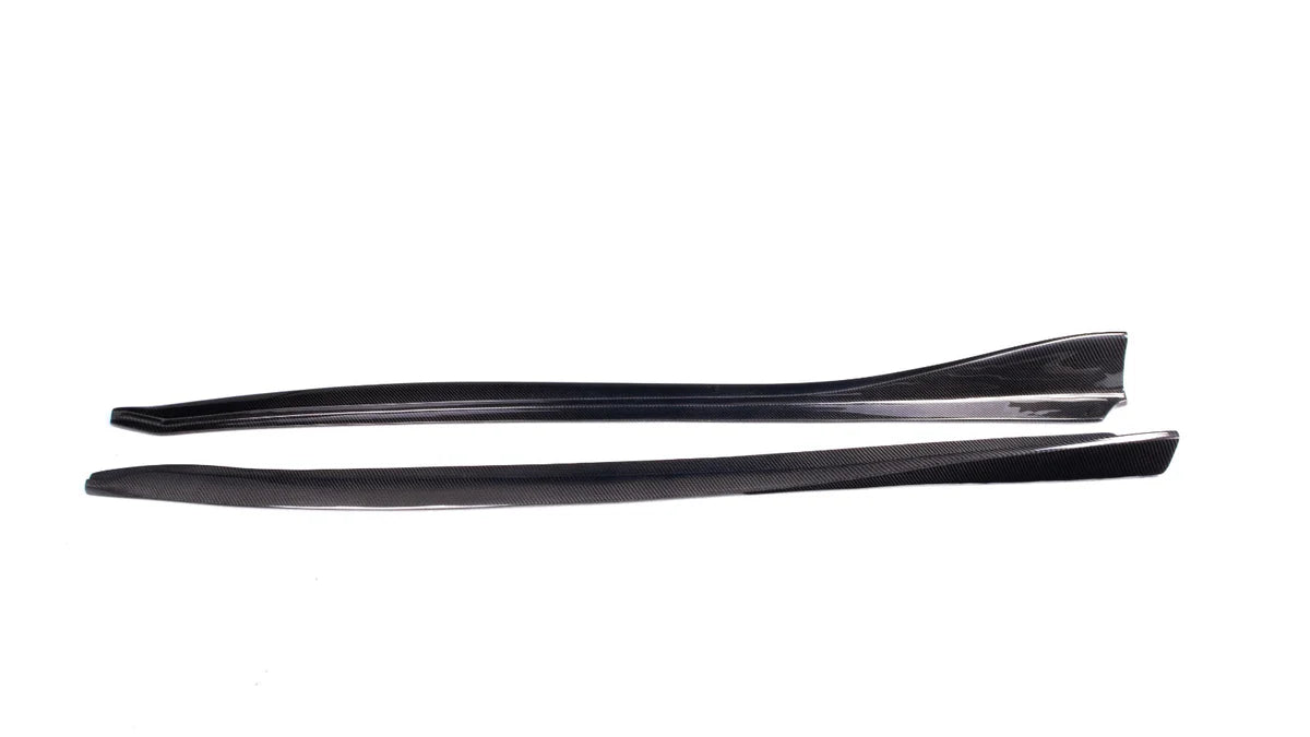 A90/A91 Supra Carbon Fiber V Style Side Skirts - A90 A91 Supra