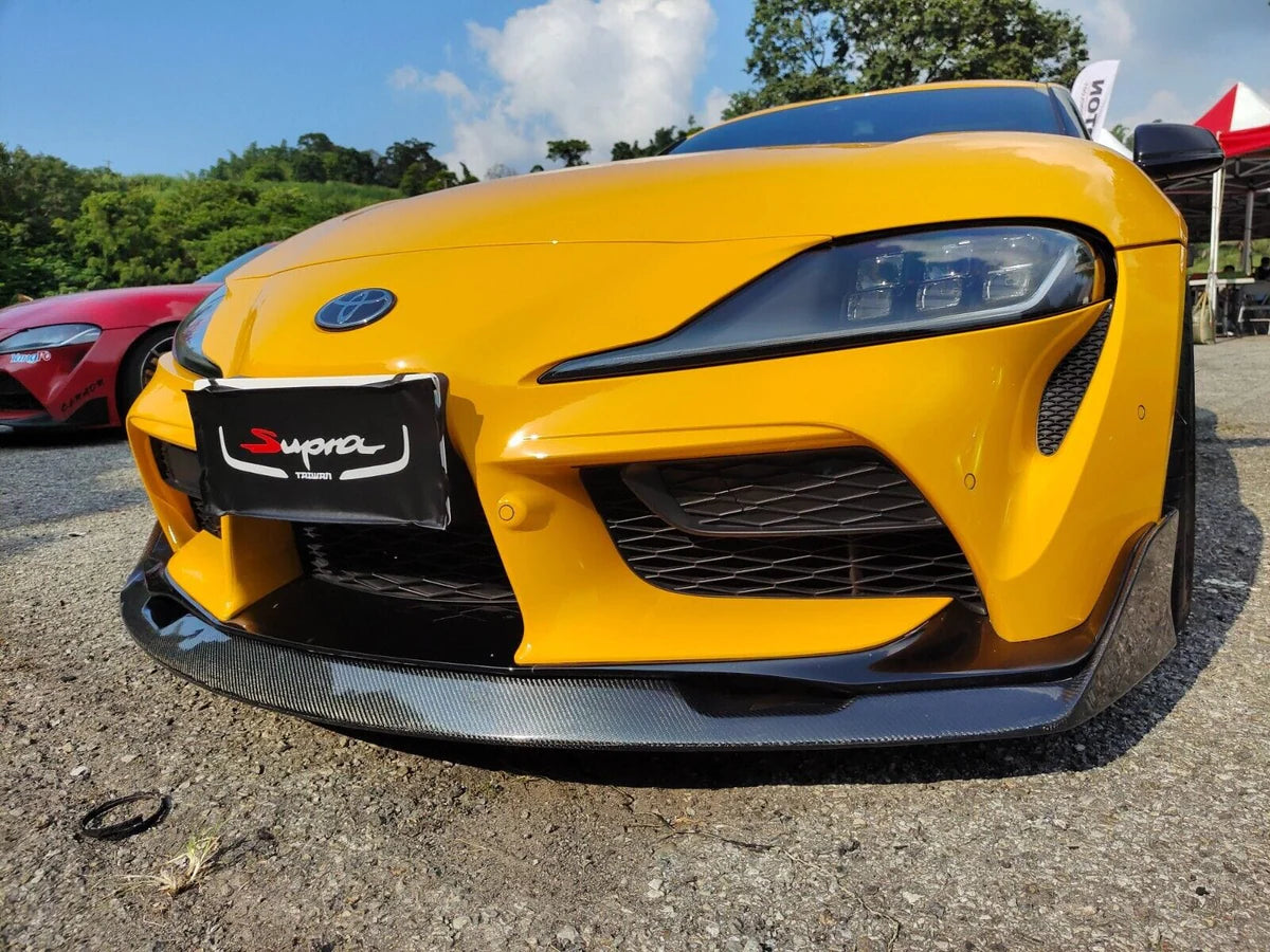 A90/A91 Supra Carbon Fiber Ag Style 3pc Front Lip - A90 A91 Supra