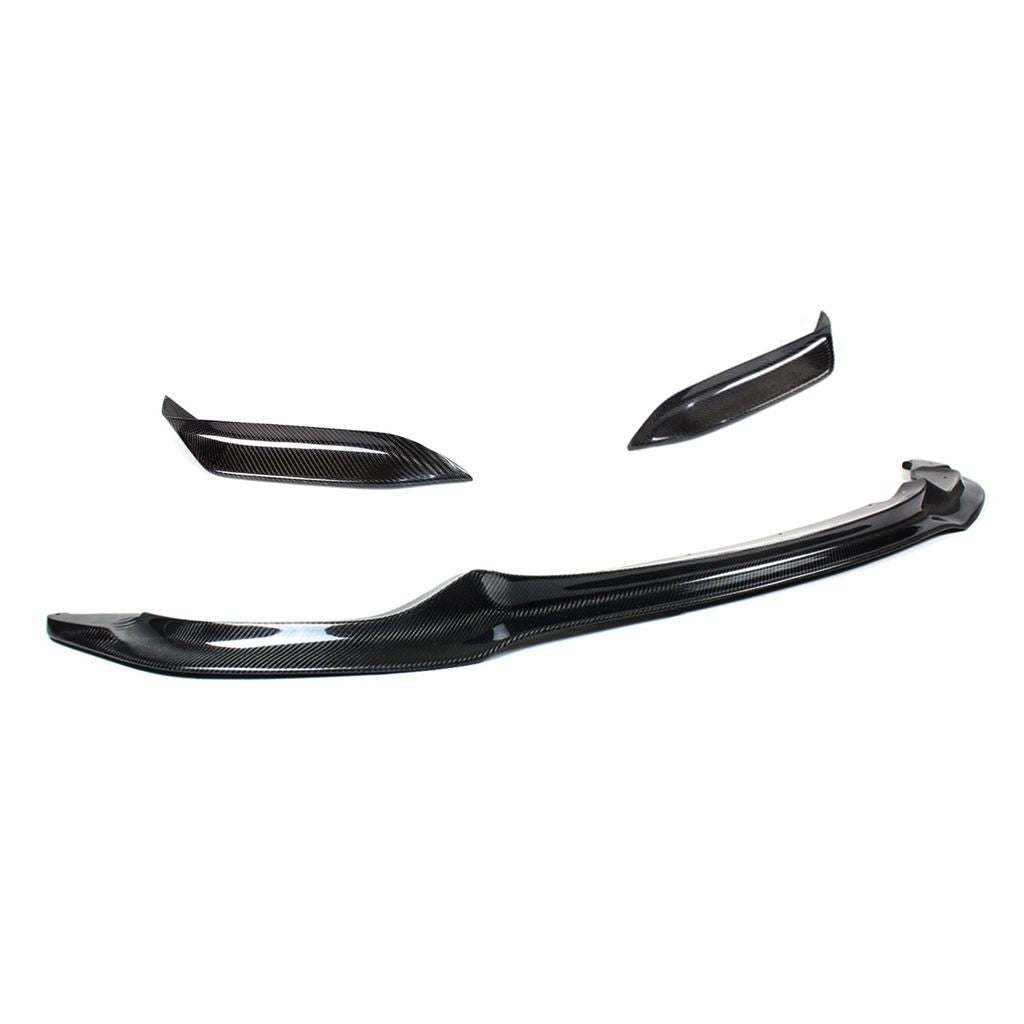 F8X Carbon Fiber V Style Front Lip & V2 Upper Fang - F80 M3 F82 F83 M4