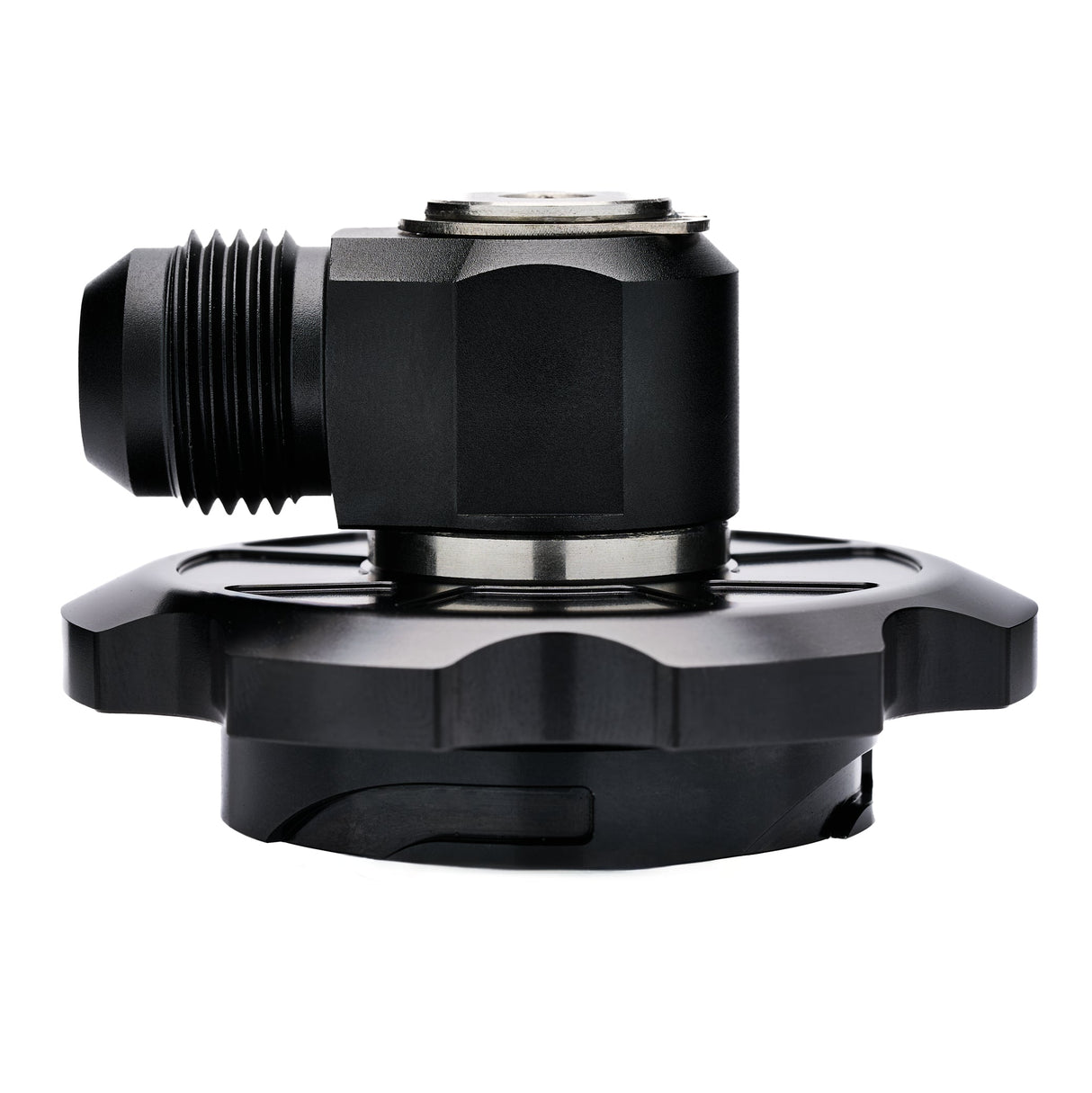 S58 Billet Multi Baffled Oil Cap with AN Swivel Option