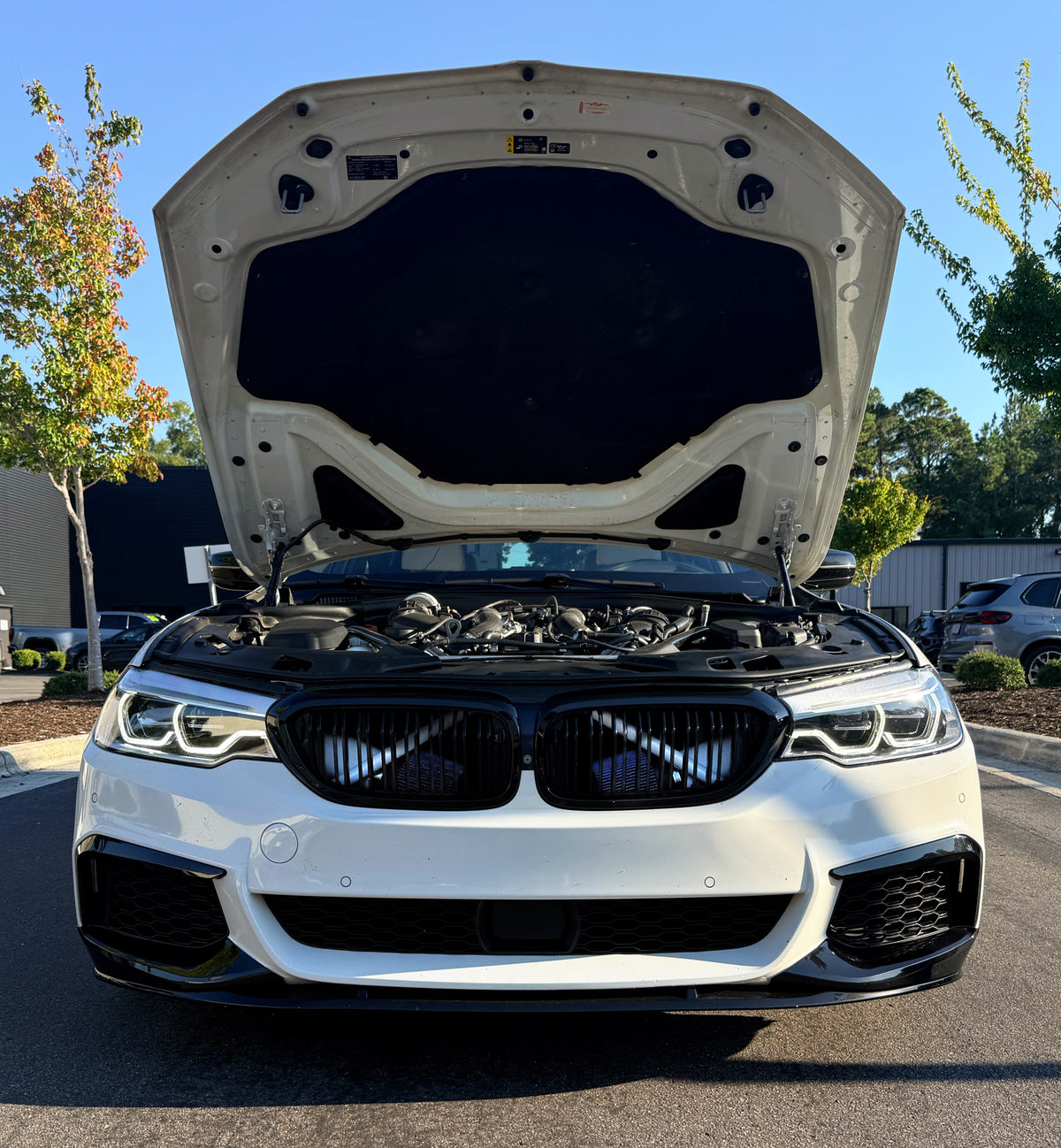 MBS N63R/TU2/TU3 Front Mount Silicone Air Intakes – BMW G30 M550i G12 750i G05 X5 50i