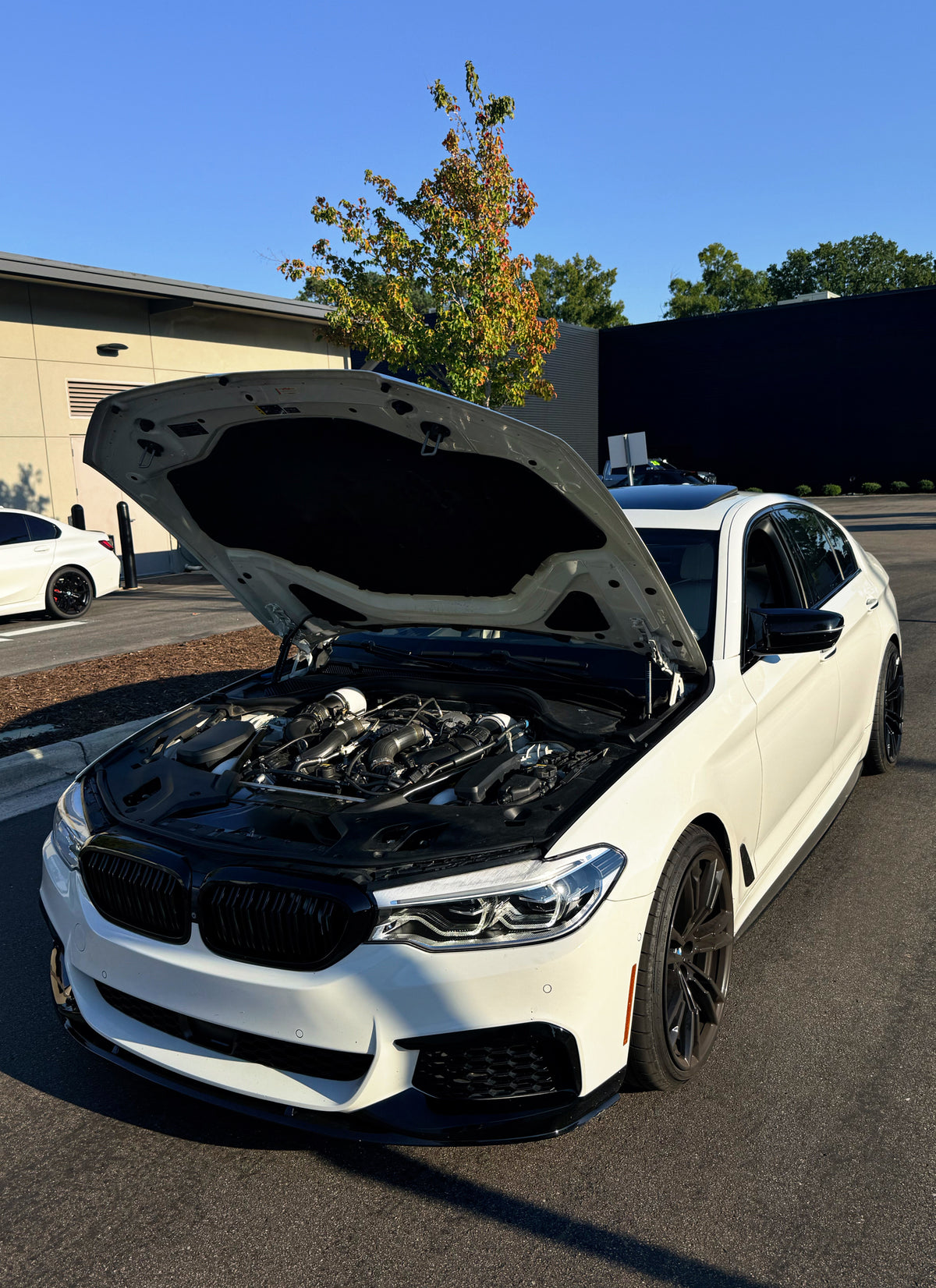 MBS N63R/TU2/TU3 Front Mount Silicone Air Intakes – BMW G30 M550i G12 750i G05 X5 50i