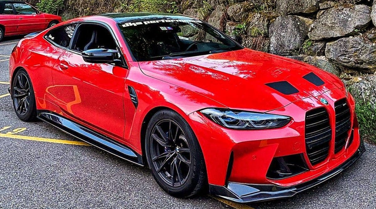 G8X M3/M4 Gloss Black V Style Front Lip - G80 G82 G83 M3 M4