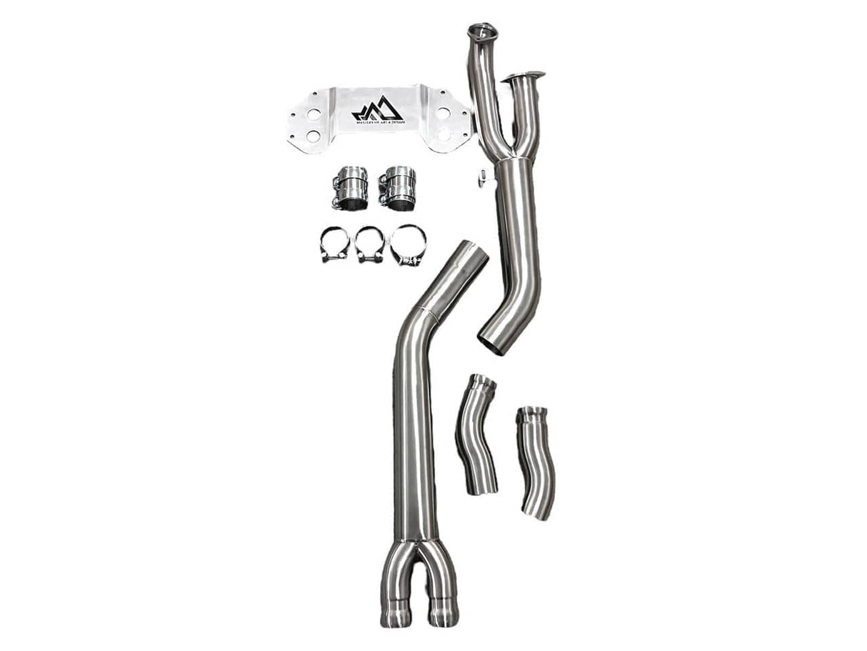 MAD BMW G8x M3 M4 S58 Single Midpipe (Brace Included)