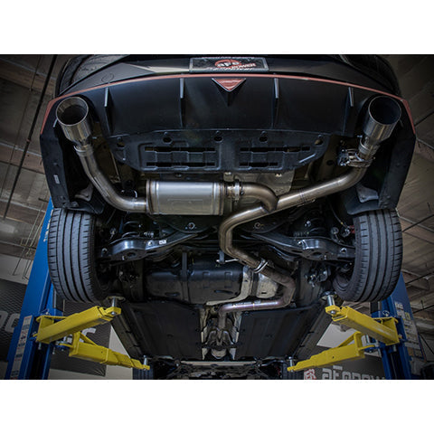 aFe Power Takeda 3" Stainless Steel Axle-Back Exhaust System | 2022+ Hyundai Elantra N (49-37027)