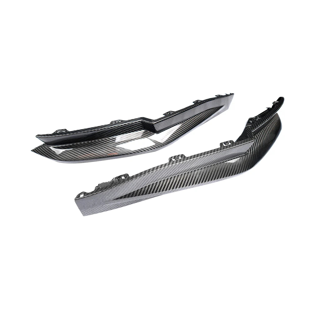 OEM Style Dry Carbon Fiber Rear Splitters (BMW G82 M4) - MidWest Bimmer Supply