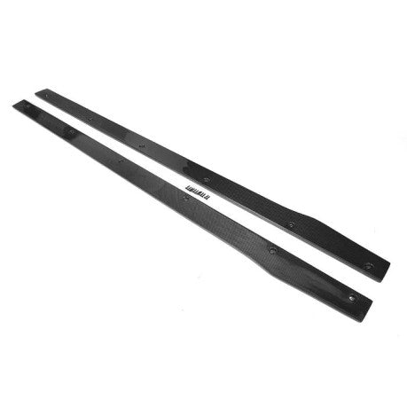 W205 Carbon Fiber C Style Side Skirts - W205 C-Class C43