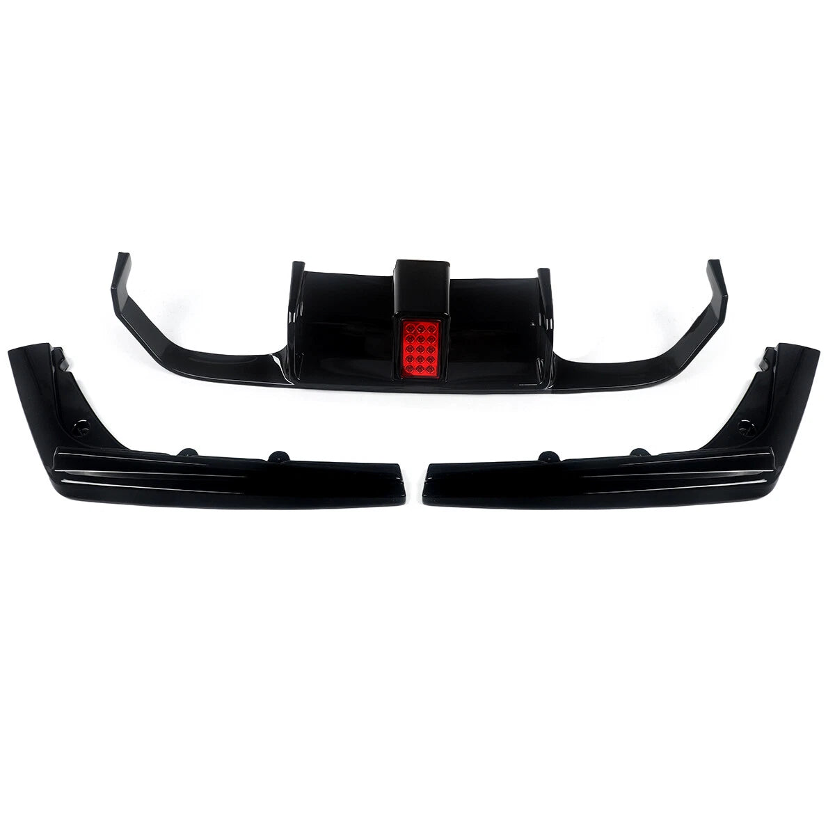 F8X M3/M4 Gloss Black V Style LED Rear Diffuser - F80 M3 F82/F83 M4