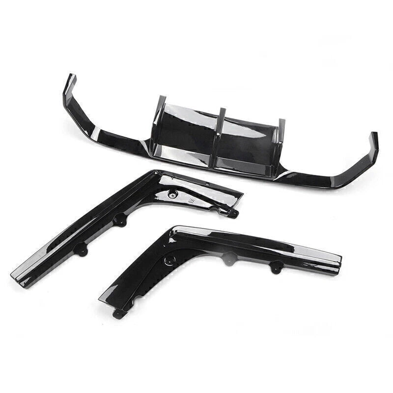 F8X M3/M4 Gloss Black V Style Rear Diffuser - F80 M3 F82/F83 M4
