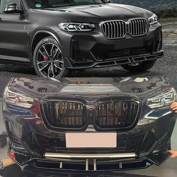 X3/X4 Gloss Black MP Style Front Lip - X3 X4 G01 G02 LCI