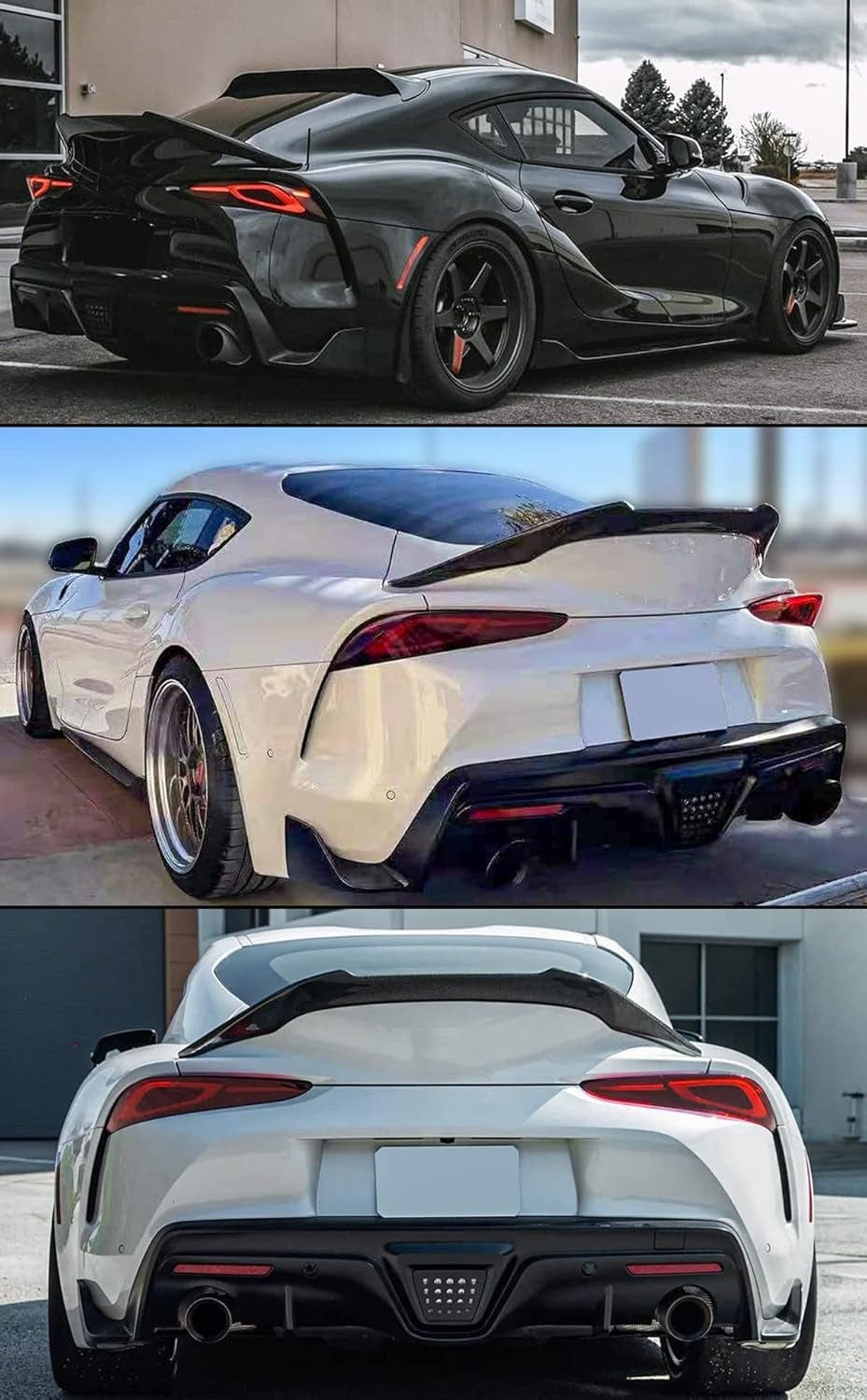A90 Supra Gloss Black JDM Trunk Spoiler - A90 Supra
