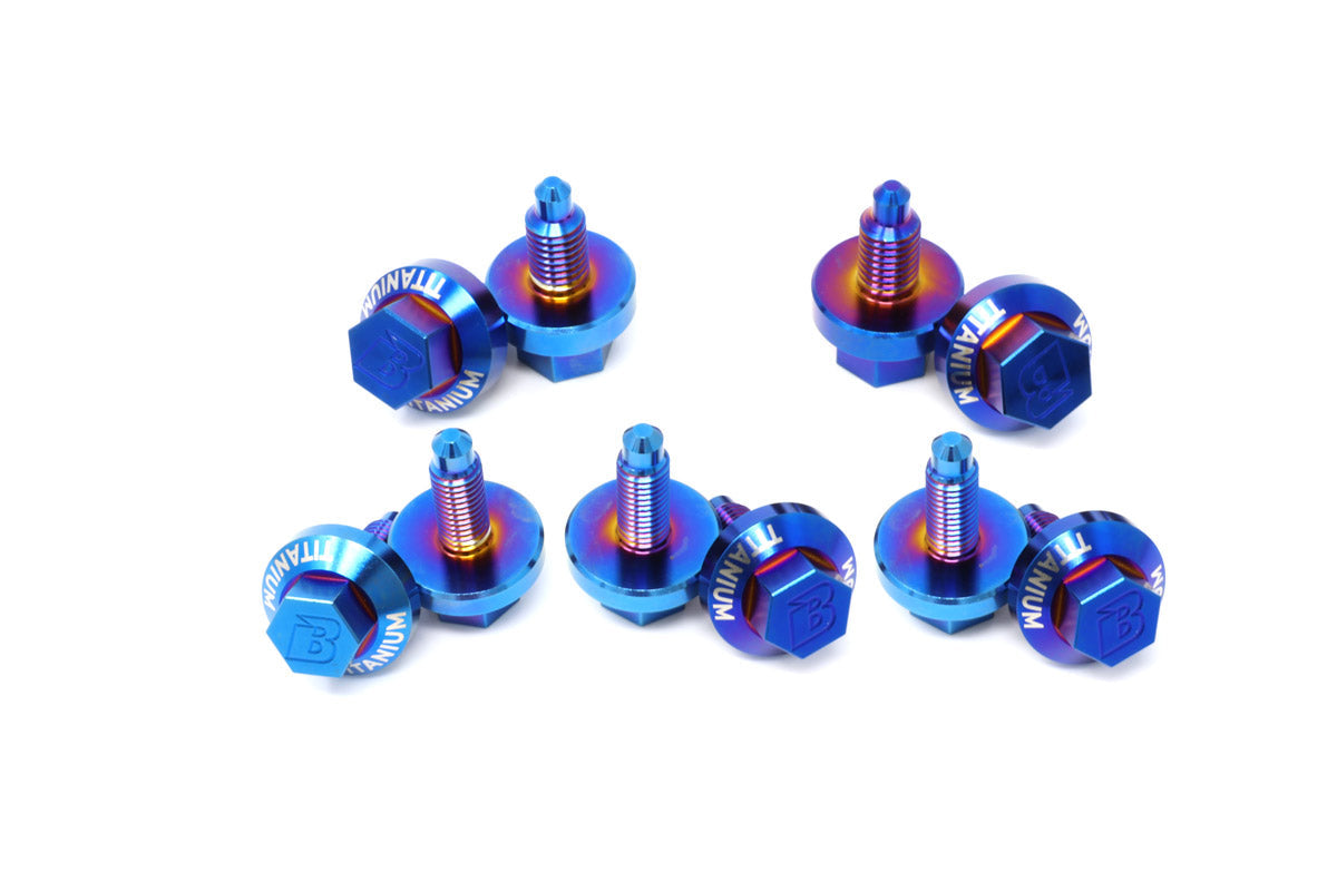 BMS Titanium Front Engine Bay Bolt Kit for G8x & G2x BMW - MidWest Bimmer Supply