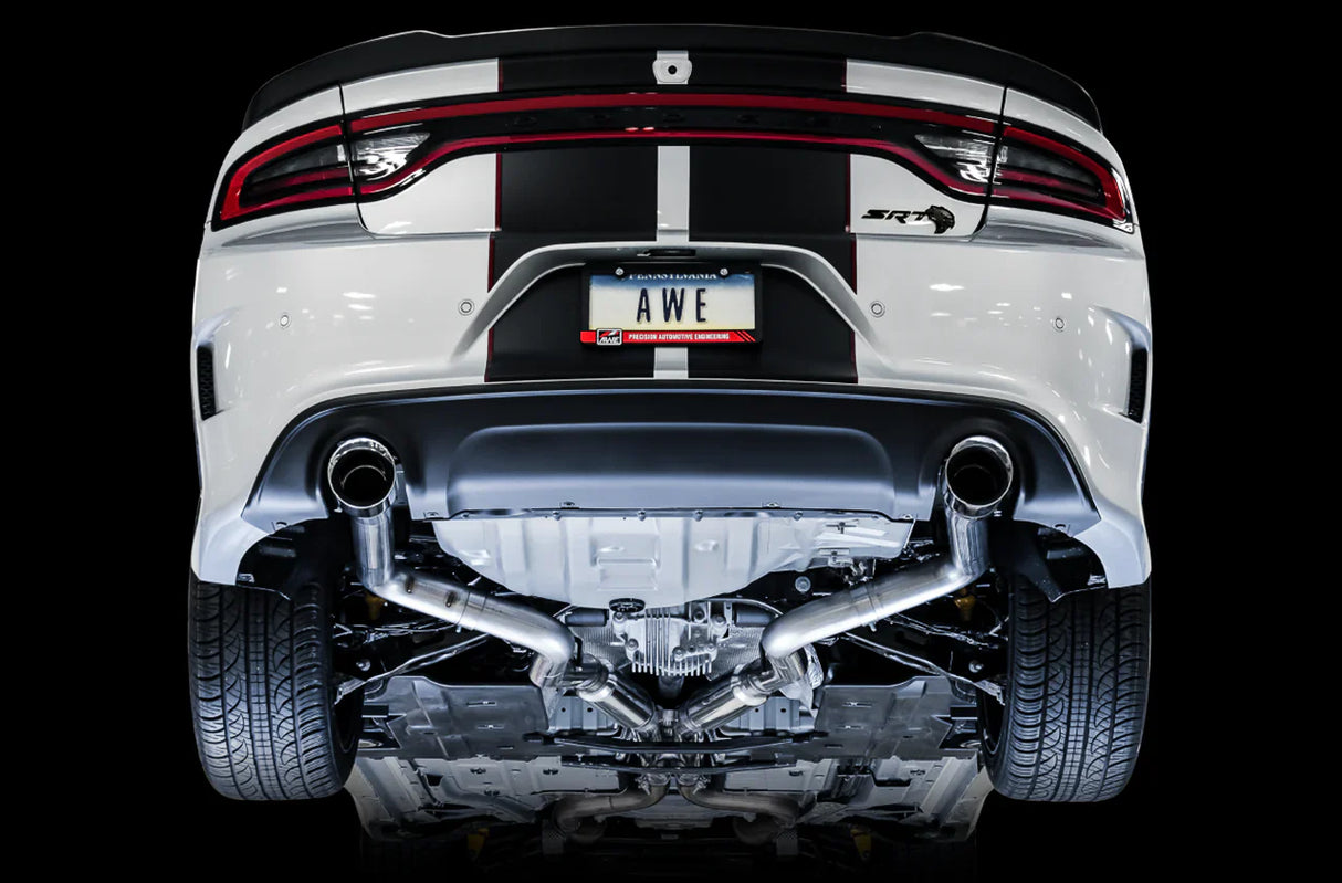 AWE Track Cat-Back Exhaust | 2015-2022 Dodge Charger 392 / Hellcat (3015-32112)