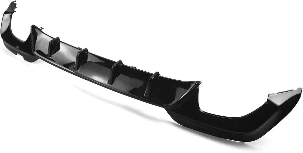 G20 Gloss Black Y Style Quad Tip Rear Diffuser - G20 3-Series PRE LCI