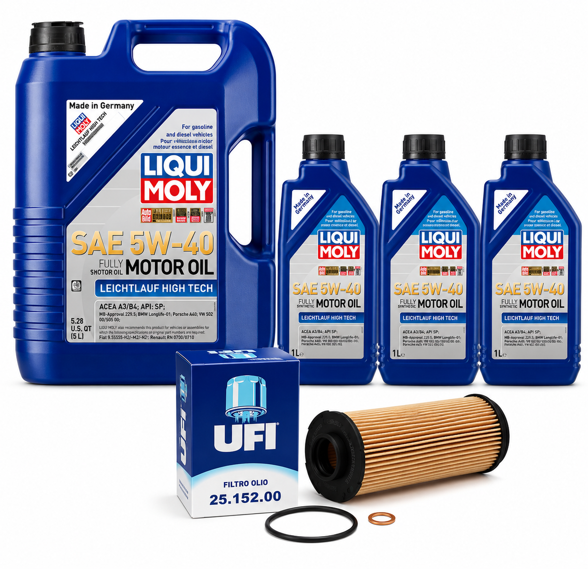 B58 5W-40 Liqui Moly Oil Change Kit – Gen 1 / Gen 2 / Gen 3