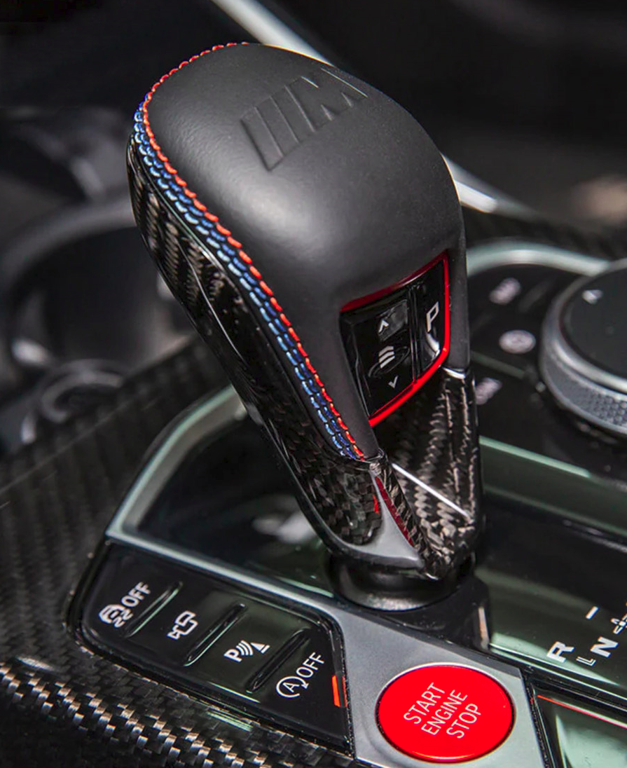 G8X M3/M3 Dry Carbon Shift Knob Cover Trim - BMW G80 M3 G82 G83 M4 G87 M2